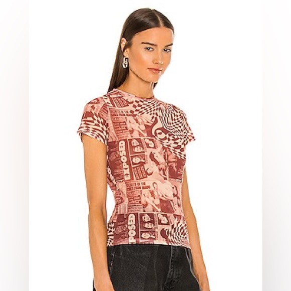 Miaou Mesh Tee - Picture 2 of 10